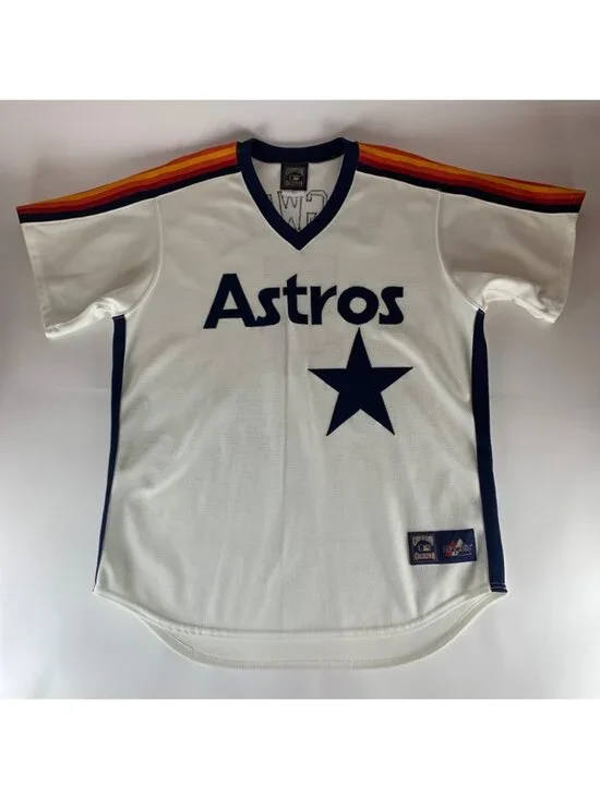 Jeff Bagwell Houston Astros Majestic Cooperstown Collection Jersey Mens Large - Picture 3 of 7